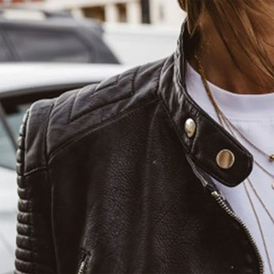 Mary | Elegant jacka i bikerstil