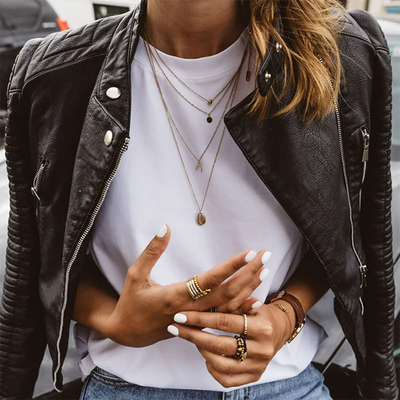 Mary | Elegant jacka i bikerstil