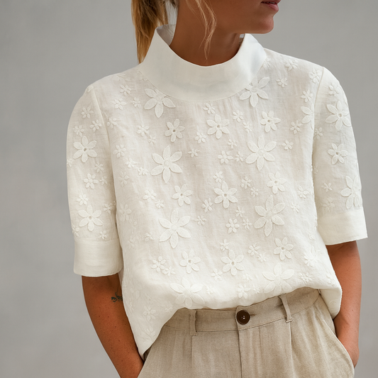 CINDY | Broderad Blus