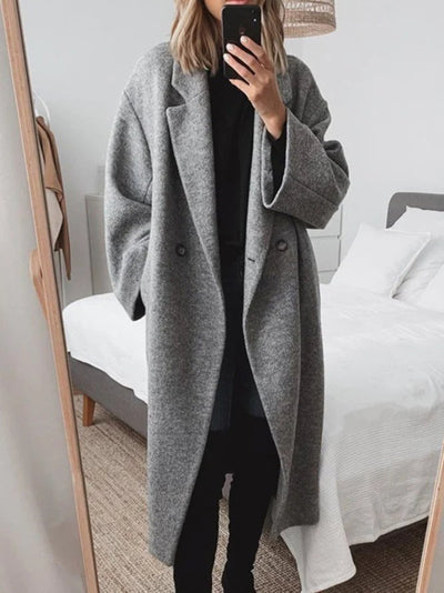Dina | Kuscheliger Long Coat