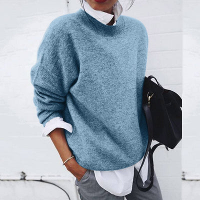 Sofia | Mjuk oversized tröja med rund hals
