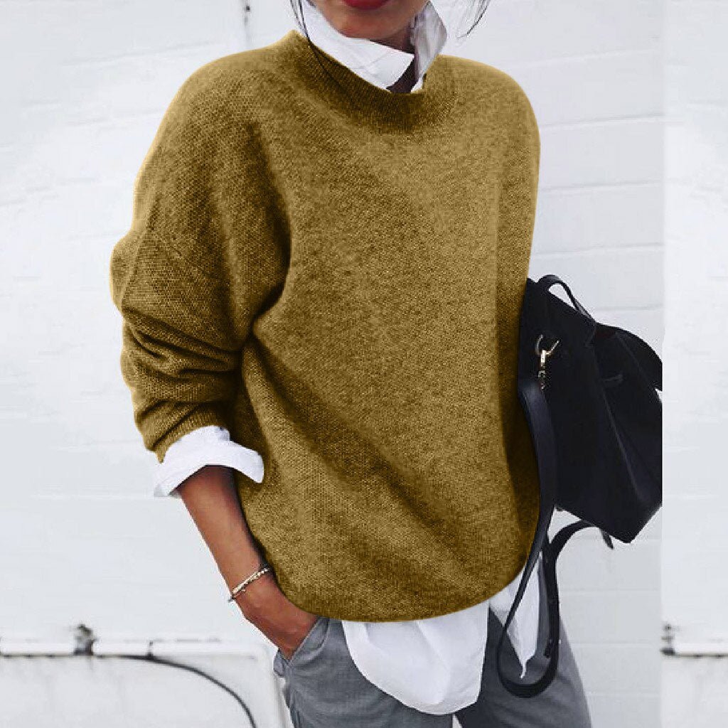 Sofia | Mjuk oversized tröja med rund hals