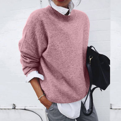 Sofia | Mjuk oversized tröja med rund hals